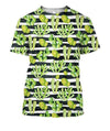 All Over Printing Beautiful Green Cacti Shirt