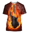 3D All Over Print Guitar Shirts