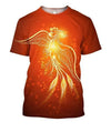3D All Over Printing Beautiful phoenix Shirts