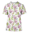 All Over Printing Cactus Have violet Flower Shirt