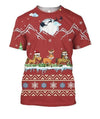 3D All Over Print Red Horse Shirts
