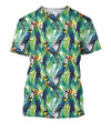 3D All Over Printing Macaw Parrot Shirt