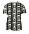 All Over Print The Skull Hoodie
