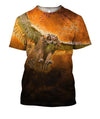 3D All Over Print Owl Shirts