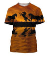 3D All Over Print  Animals Horse Hoodie