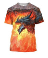 3D All Over Print Dragon Shirt