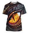 3D All Over Print Dragon&#39;s Eye Hoodie T-Shirt