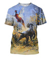 3D All Over Print Hunting Dog Hoodie