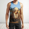 3D All Over Print Hunting Dog Zip Hoodie