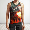 3D All Over Print Fire Dragon Hoodie