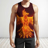 3D All Over Printing Fire Phoenix Flying Hoodie