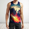 3D All Over Printing Dragon Rider Shirts