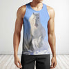 3D All Over Print White Horse Blue Sky Shirts