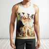 3D All Over Print Dog Zip Hoodie
