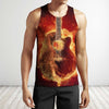 All Over Print Red Guitar