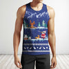 3D All Over Print Blue Rabbit Hunting Hoodie