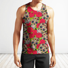 3D All Over Print Roses And Skulls Shirts