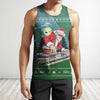 3D All Over Print Green Santa DJ Shirts