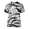 3D ALL OVER PRINTED WHALES DOLPHINS SHIRTS AND SHORTS