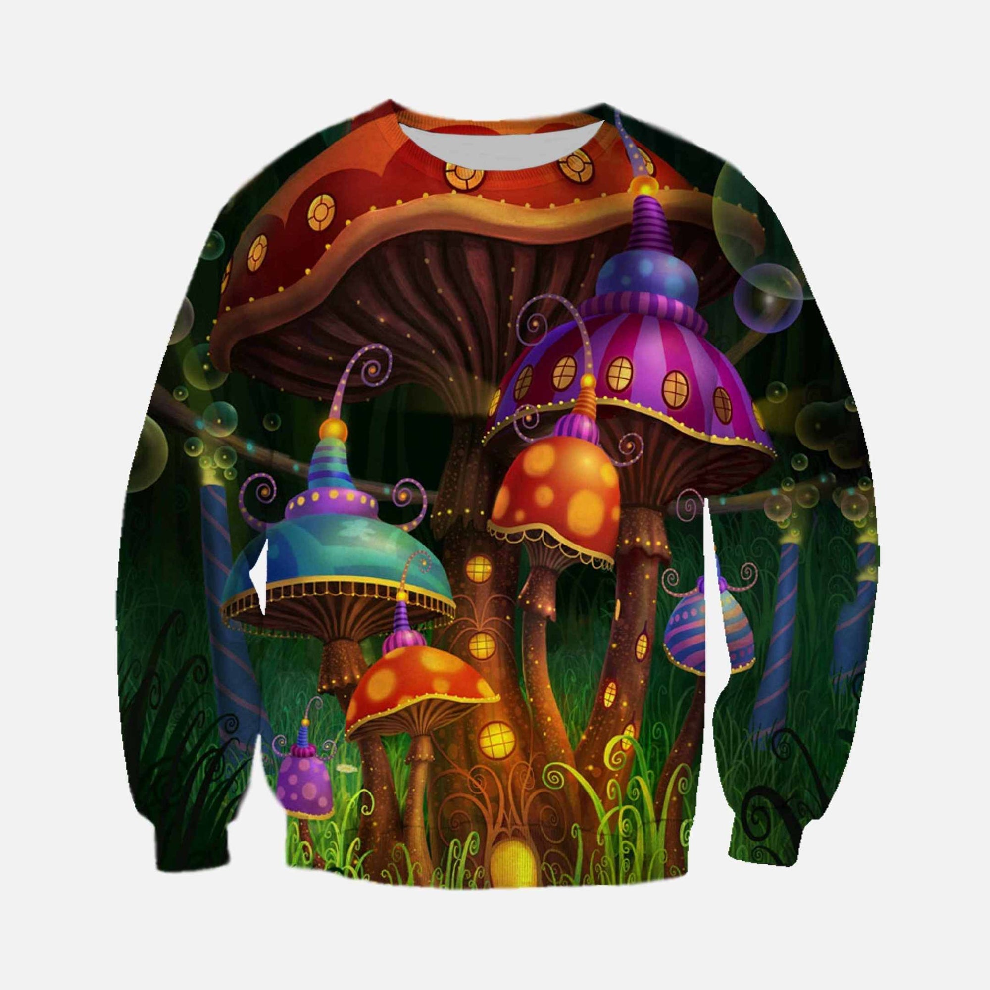 3D All Over Printed Halloween Mushroom Shirts and Shorts