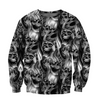 Awesome hoodie 3d all print Three Wise Skulls for Men and Women, T-Shirt, Zip Hoodies, Sweatshirt NQ401