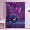 Awesome hoodied 3D all print still life Curtains  skull - VNC0029