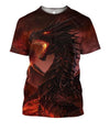All Over Print Dragon Hoodie