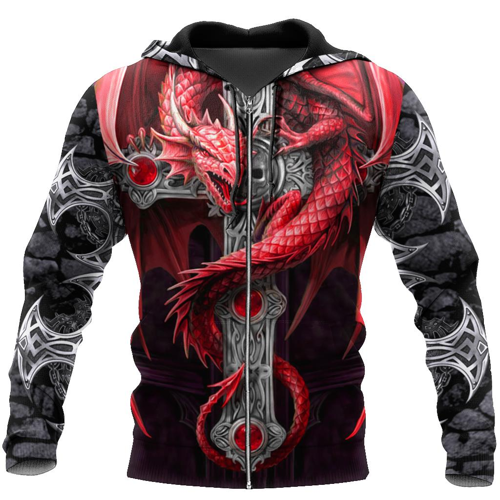 Awesome hoodie 3d all print Tattoo and Dungeon Dragon Hoodie for Men and Women, T-Shirt, Zip Hoodies, Sweatshirt NQ0067