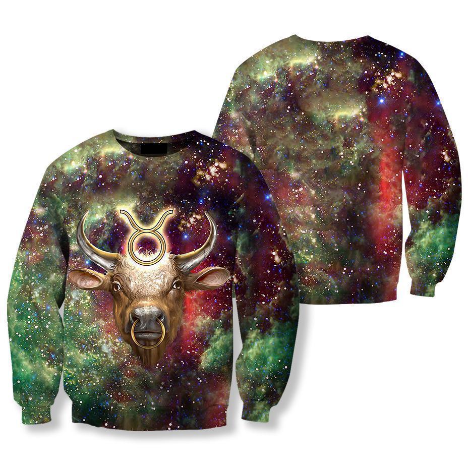 All Over Printed Taurus Hoodie