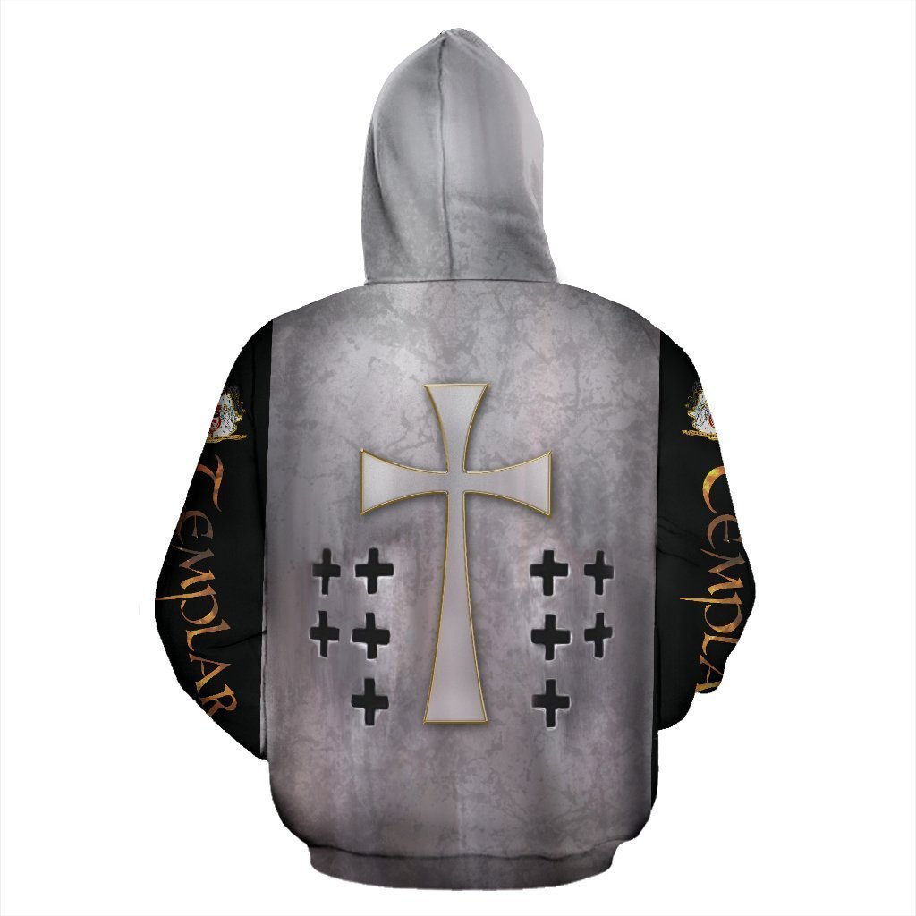 Awesome hoodied 3D ALL Print Templar Cross-Men and Women Hoodie - HBC0013