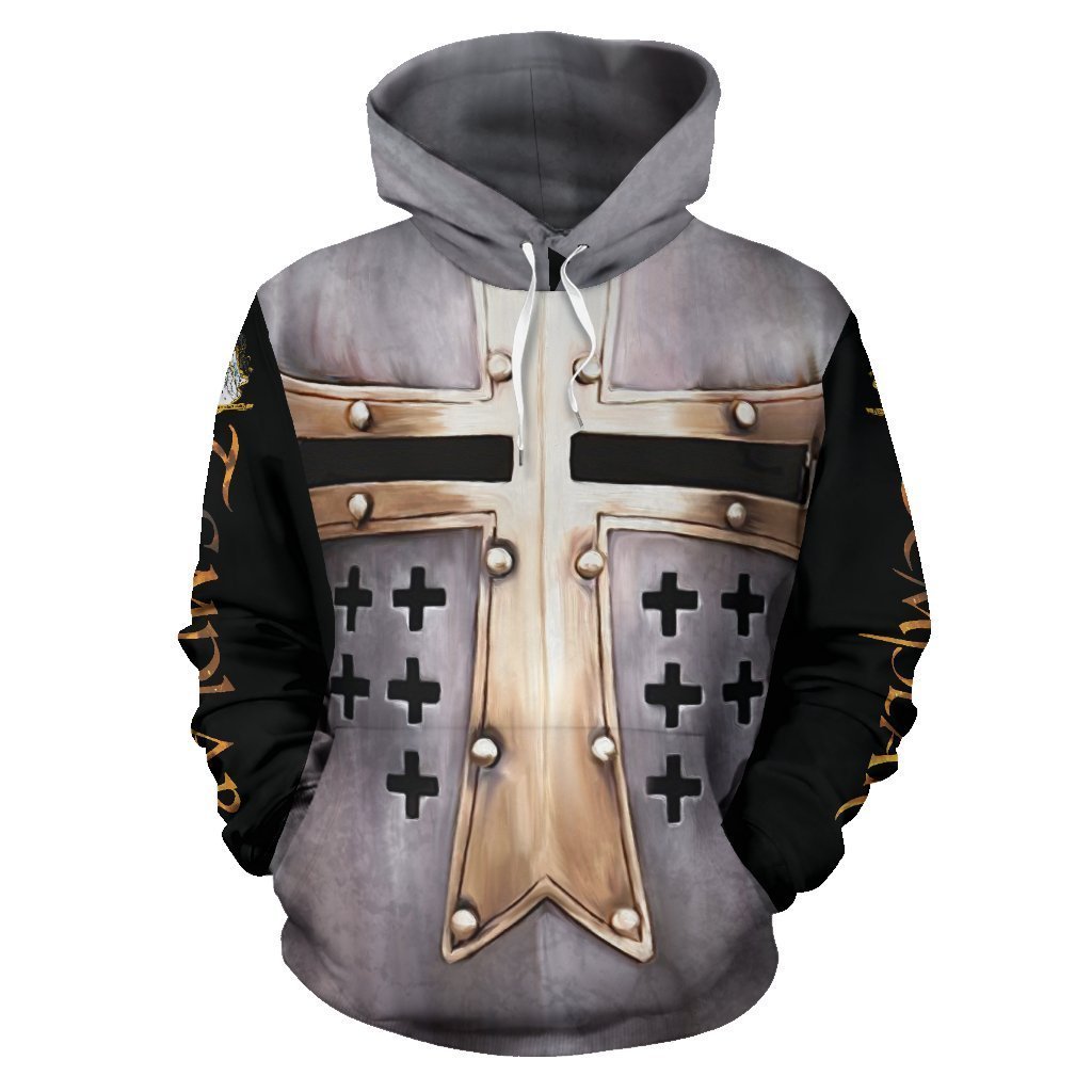 Awesome hoodied 3D ALL Print Templar Cross-Men and Women Hoodie - HBC0013