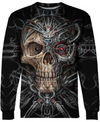 Awesome hoodie 3d all print Terminator Skull for Men and Women, T-Shirt, Zip Hoodies, Sweatshirt NQ298