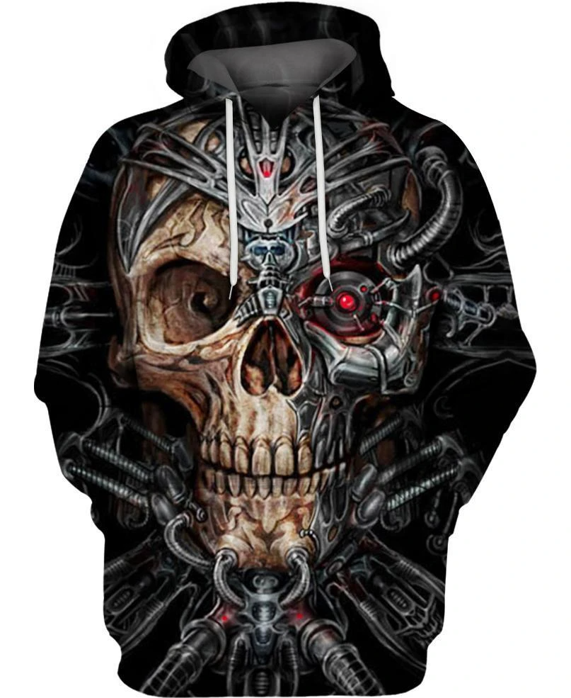 Awesome hoodie 3d all print Terminator Skull for Men and Women, T-Shirt, Zip Hoodies, Sweatshirt NQ298