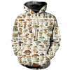 3D All Over Printed Champignons Clothes
