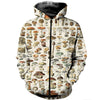 3D All Over Printed Champignons Clothes