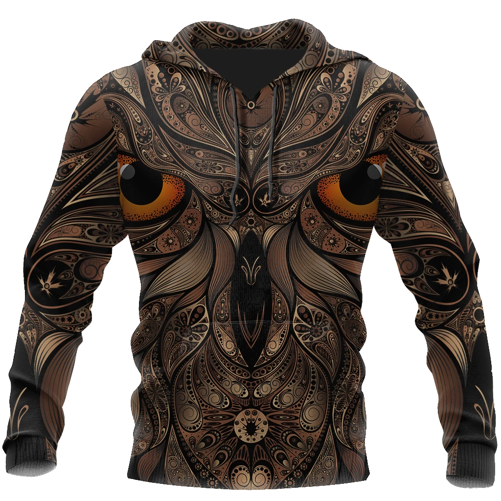 Awesome hoodie 3d all print The Night Owl Hoodie for Men and Women, T-Shirt, Zip Hoodies, Sweatshirt NQ109