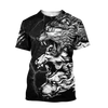 Awesome hoodie 3d all print Three Gray Wolfs for Men and Women, T-Shirt, Zip Hoodies, Sweatshirt NQ422