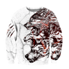Awesome hoodie 3d all print Three Gray Wolfs White for Men and Women, T-Shirt, Zip Hoodies, Sweatshirt NQ423