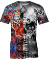 Awesome hoodie 3d all print Tiger Skull for Men and Women, T-Shirt, Zip Hoodies, Sweatshirt NQ266