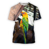 All Over Printed Parrots Shirts H407