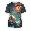 3D all over print Astronaut Touching Space