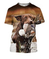 All Over Printed Flat Coated Retriever