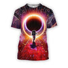 3D all over print astronaut with many planets