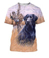 All Over Printed Black Golden Retriever
