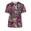 All Over Printed Camo Butterflies Hoodie