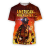 All over printed firefighter hoodie