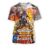 All Over Printed fire fighter hoodie