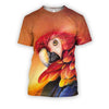 All Over Printed Parrots Shirts H306B