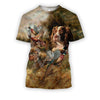 All Over Print Hunting Dog Shirts