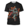 3D all over print astronaut plays guitar